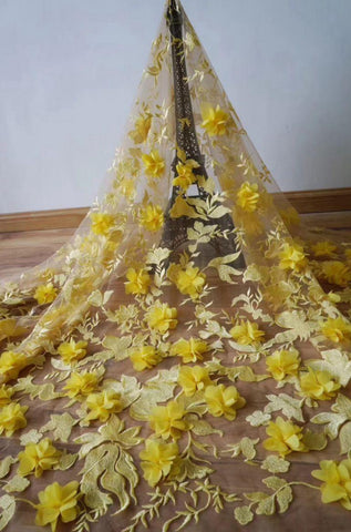 Daffodil Lace Fabric